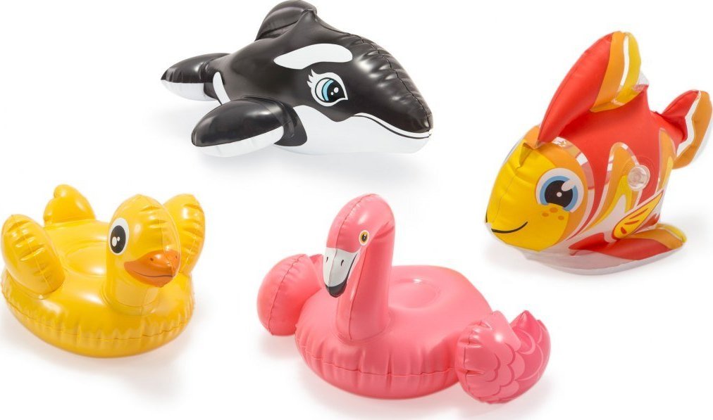 Intex Zabawka dmuchana do kąpieli - kilka wzorów INTEX 58590 żółto-czerwona rybka