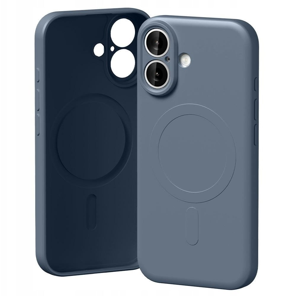 Etui Mercury Semi-Silicone MagSafe do iPhone 17 sierra blue