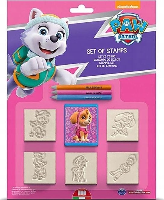 Multiprint MULTIPRINT PSI PATROL DLA DZIEWCZYNEK PIECZĄTKI BLISTER 5 SZT.