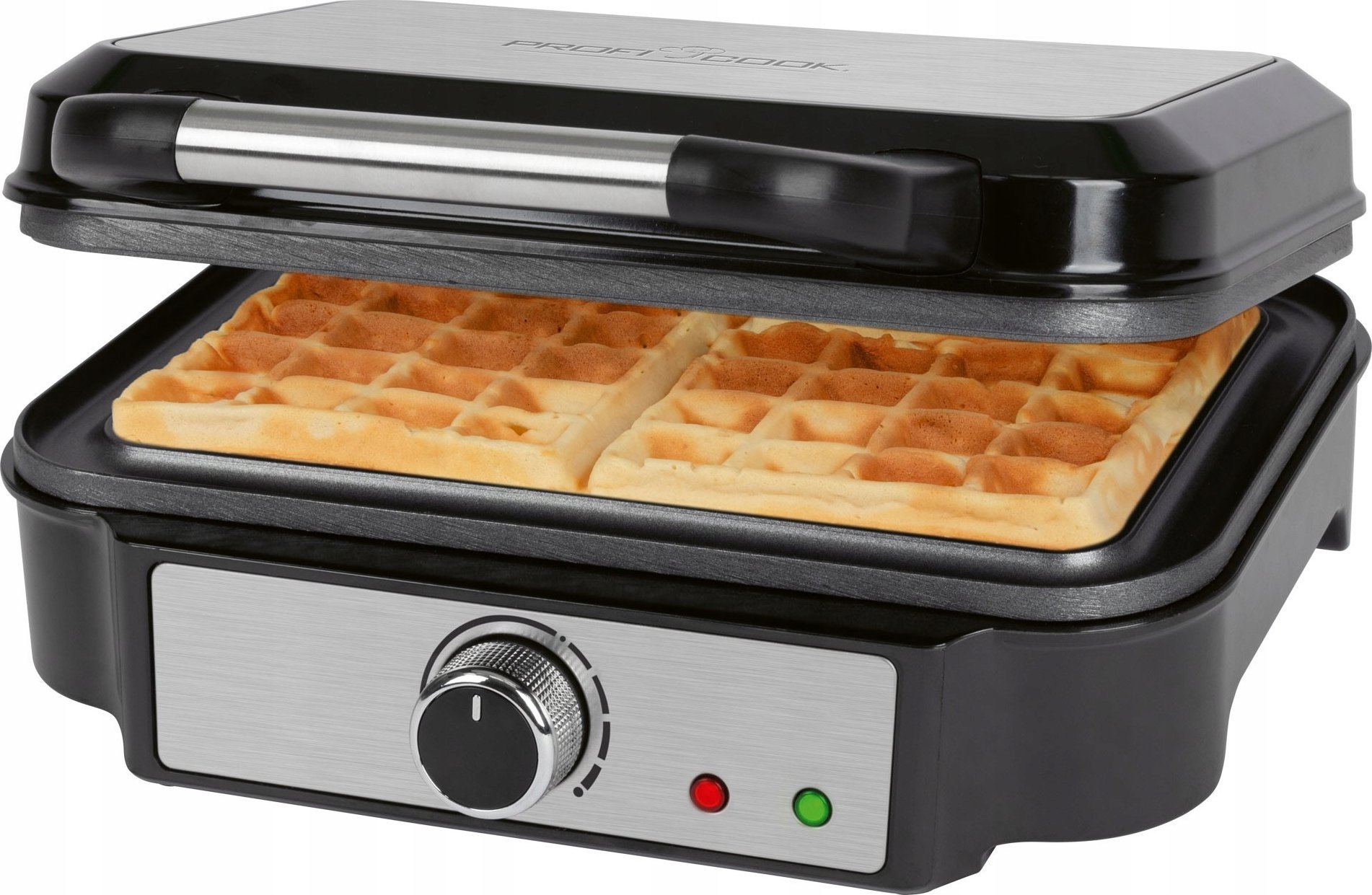 ProfiCook ProfiCook waffle maker PC-WA 1241, waffle maker (black/stainless steel)