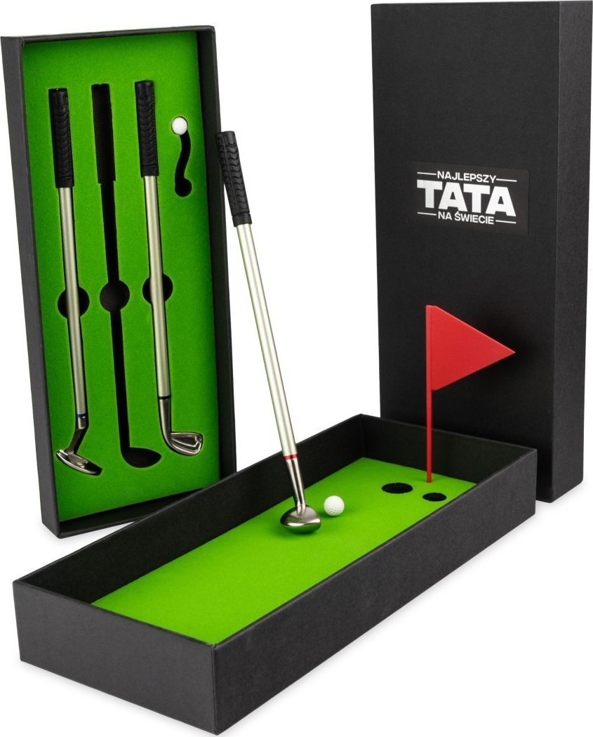 Długopisy golfisty deluxe dla Taty - prezent na Dzień Ojca - urodziny