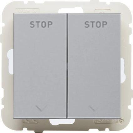 Efapel EFAPEL LOGUS90 ŁĄCZNIK ŻALUZJOWY ZWIERNY Z ELEKTRYCZNĄ BLOKADĄ ALUMINIUM 90281 KWAL