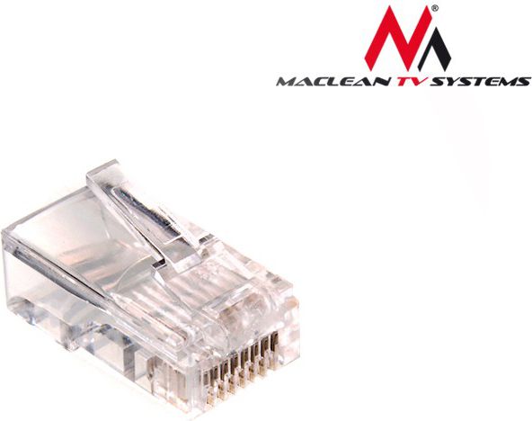 Maclean Wtyk RJ45 8P8C 5e drut (MCTV-662) 100 szt