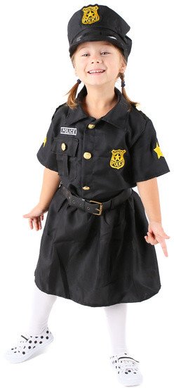 STRÓJ KOSTIUM POLICJANTKI DLA DZIEWCZYNKI M