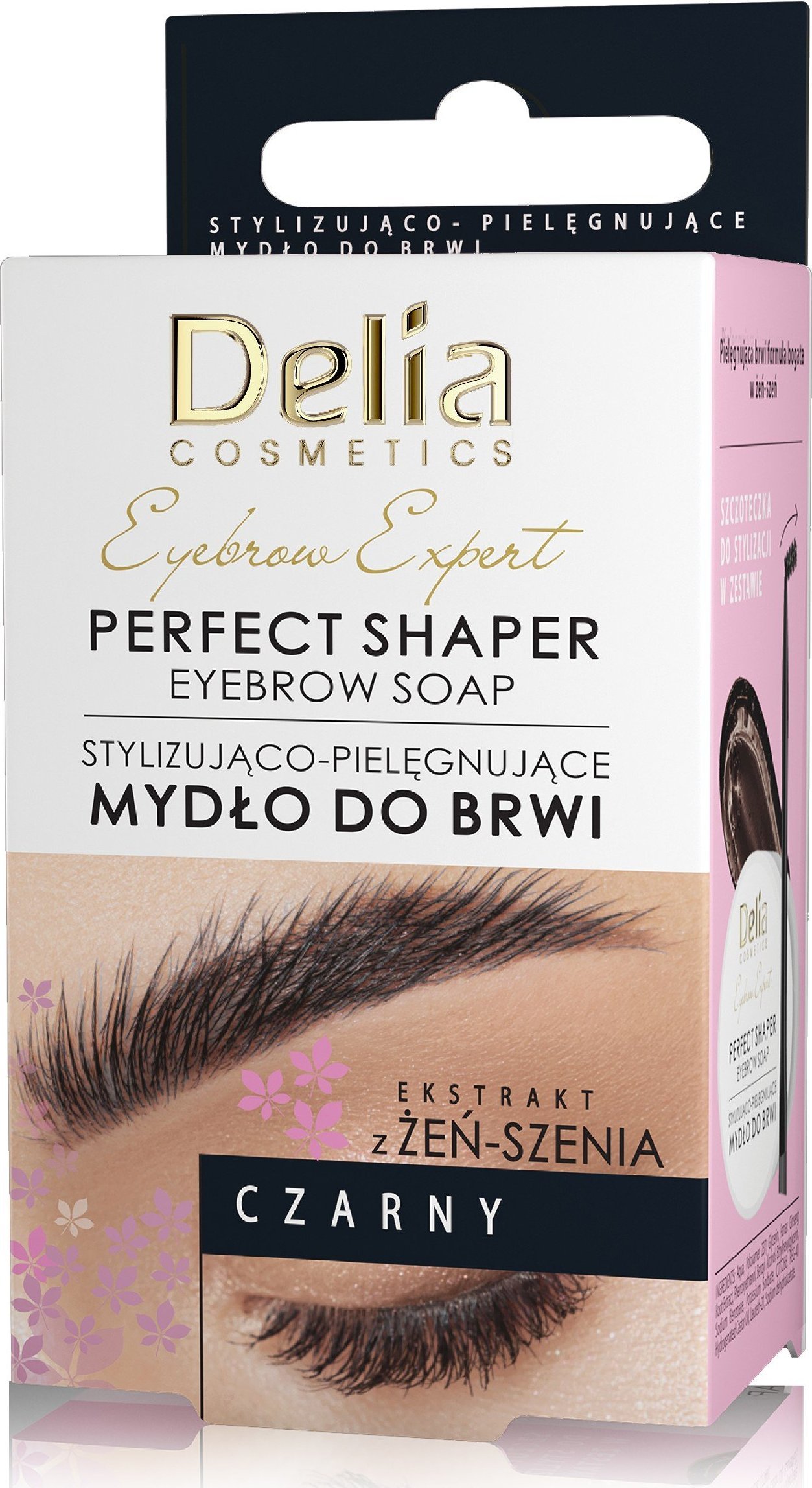Delia Delia Cosmetics Eyebrow Expert Stylizująco-Pielęgnujące Mydło do brwi - czarne 10ml