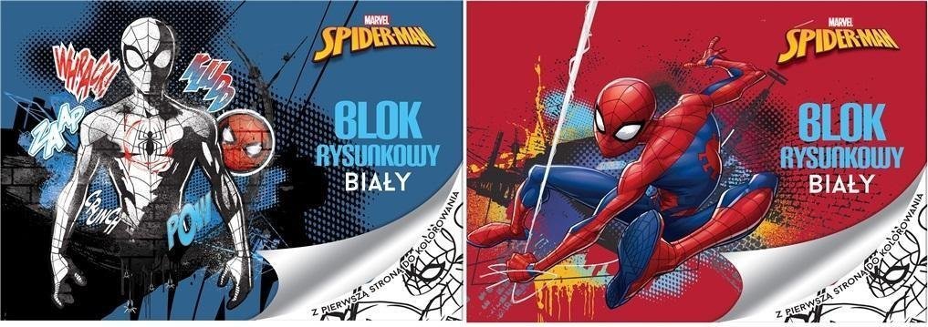 Beniamin Blok rysunkowy A4/20K biały Spider Man
