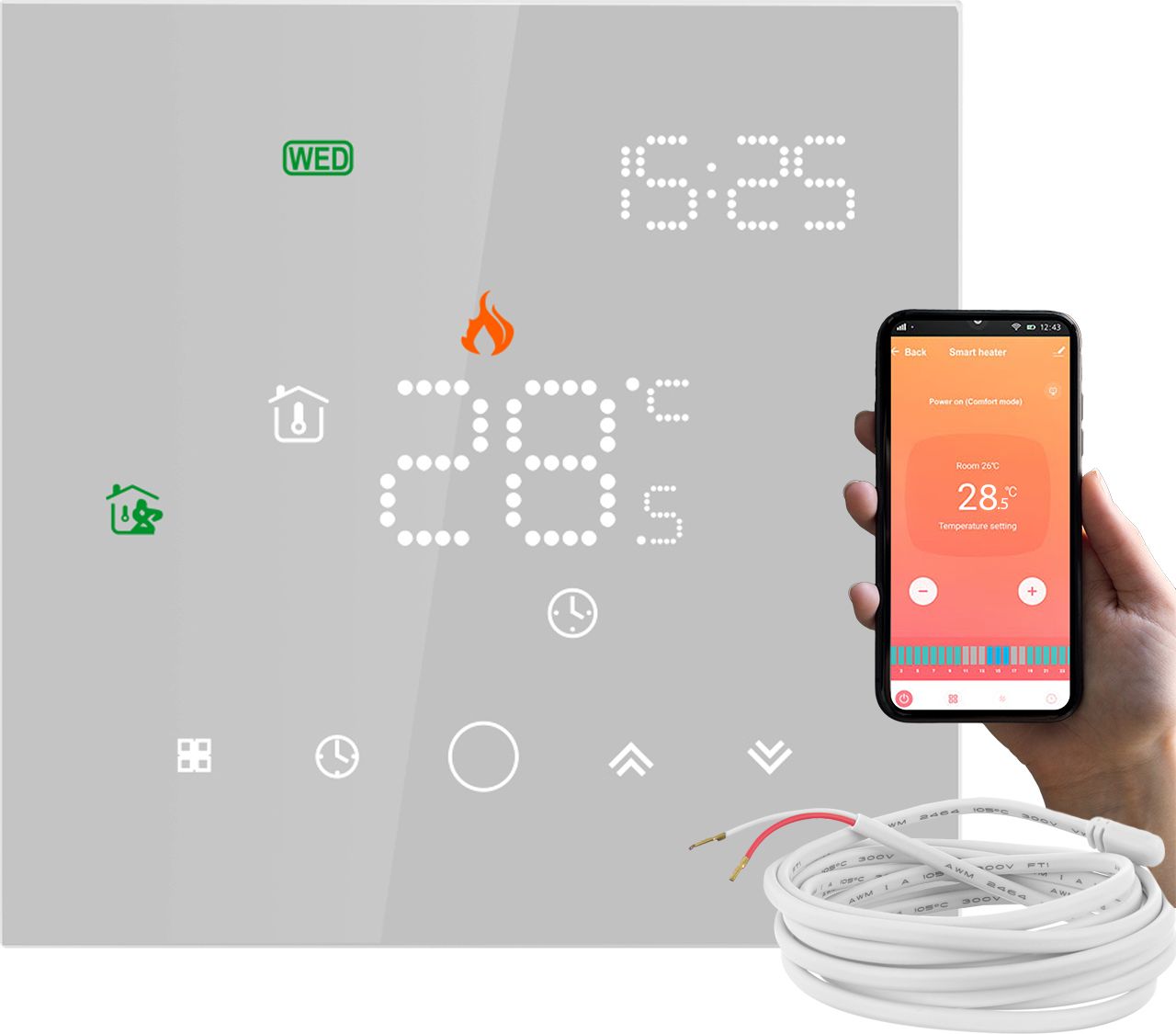 Mission Regulator temperatury MissionAir WiFi + czujnik