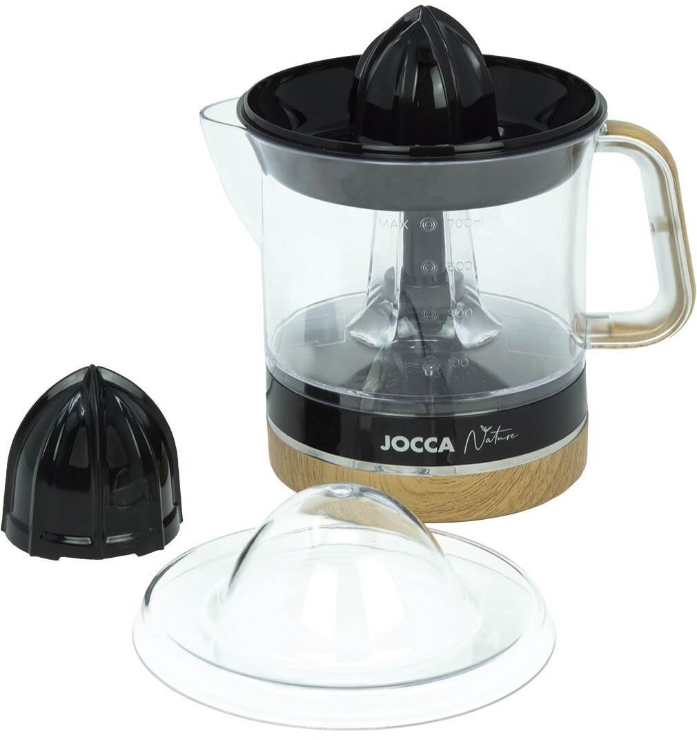 Sokowirówka Jocca Elektryczna sokowirówka do cytrusów 0.7l czarna/z drewnianymi detalami