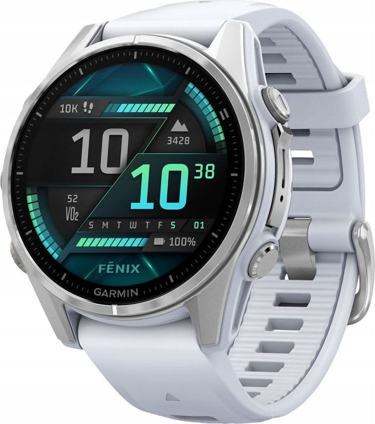 Zegarek sportowy Garmin Fenix 8 AMOLED Biały (010-02903-00)