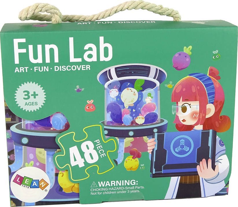 LeanToys Puzzle Dla Dzieci Układanka Laboratorium 48 elem.