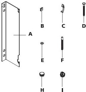 Kermi Wieszak kątowy do płytowych grzejników higienicznych 500mm (ZB02190003)