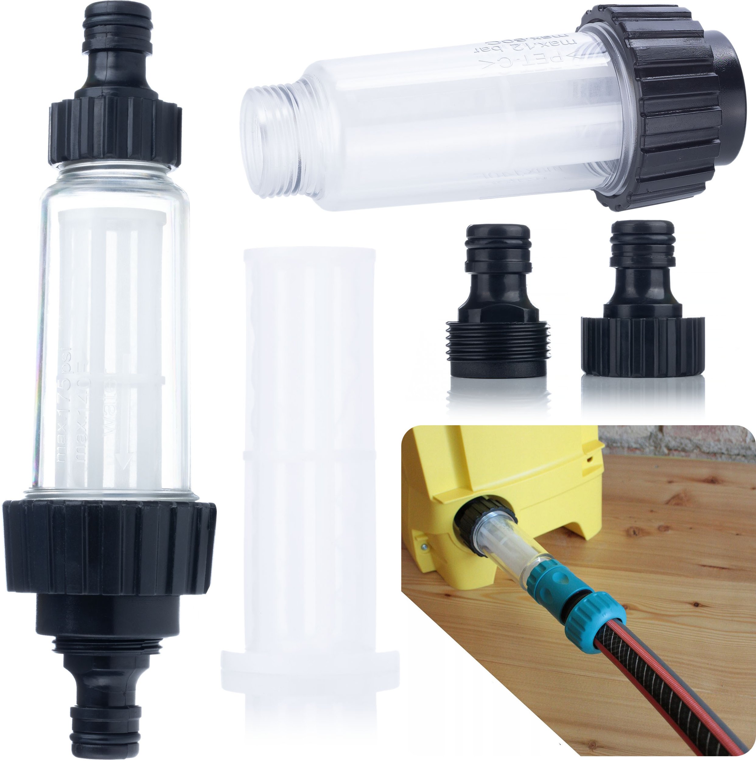 UNIWERSALNY FILTR WODY DO MYJKI CIŚNIENIOWEJ K2 K3 K4 K5 K6 K7