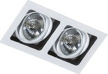 Azzardo Wpust podtynkowy kostka biały AZzardo SISTO 2 AZ1447