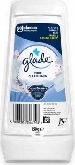 Glade by Brise – Odświeżacz powietrza w żelu, 150 g – Pure Clean Linen