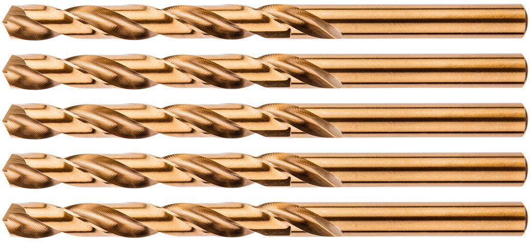 Wiertła do metalu HSS-Co 8.0 mm, 5 szt.