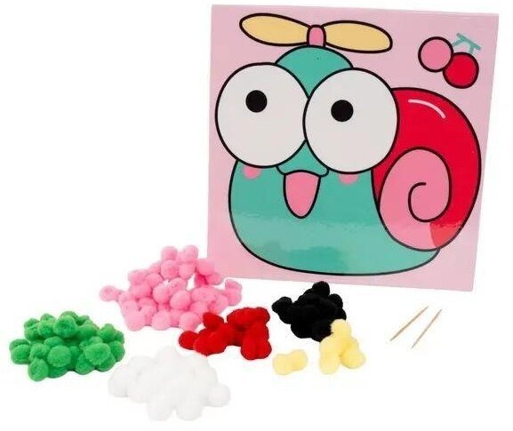 Mozaika pomponowa Ślimak