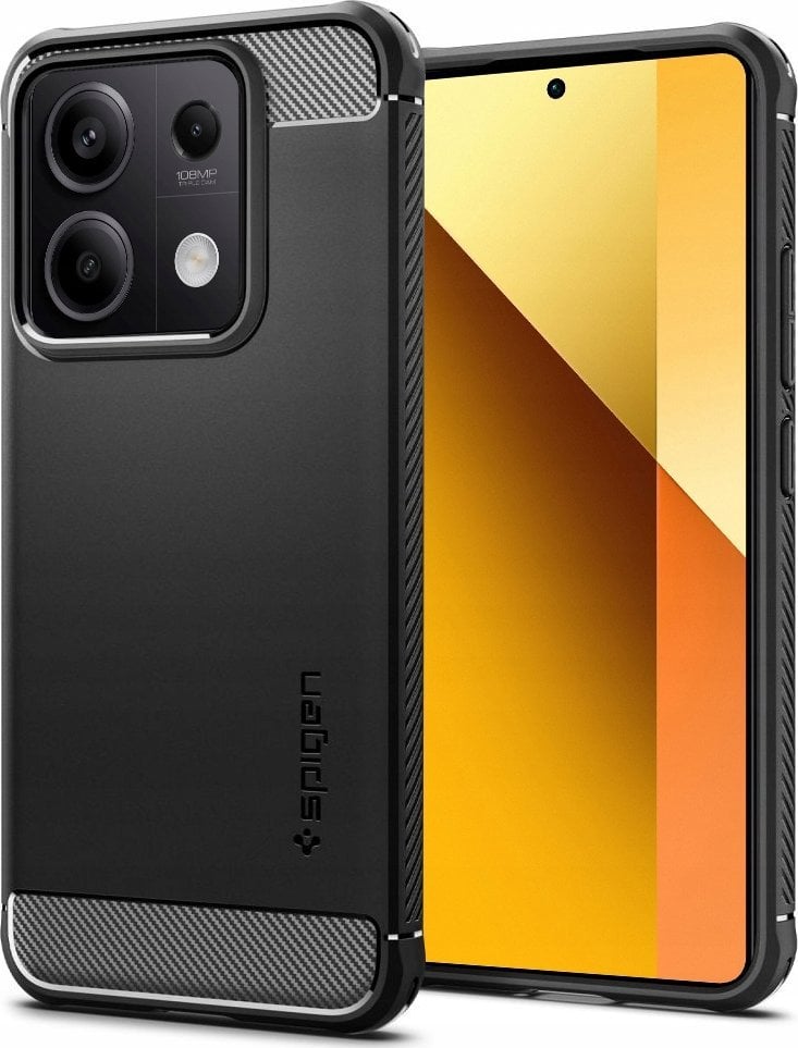 Spigen Spigen Rugged Armor, matte black - Xiaomi Redmi Note 13 5G