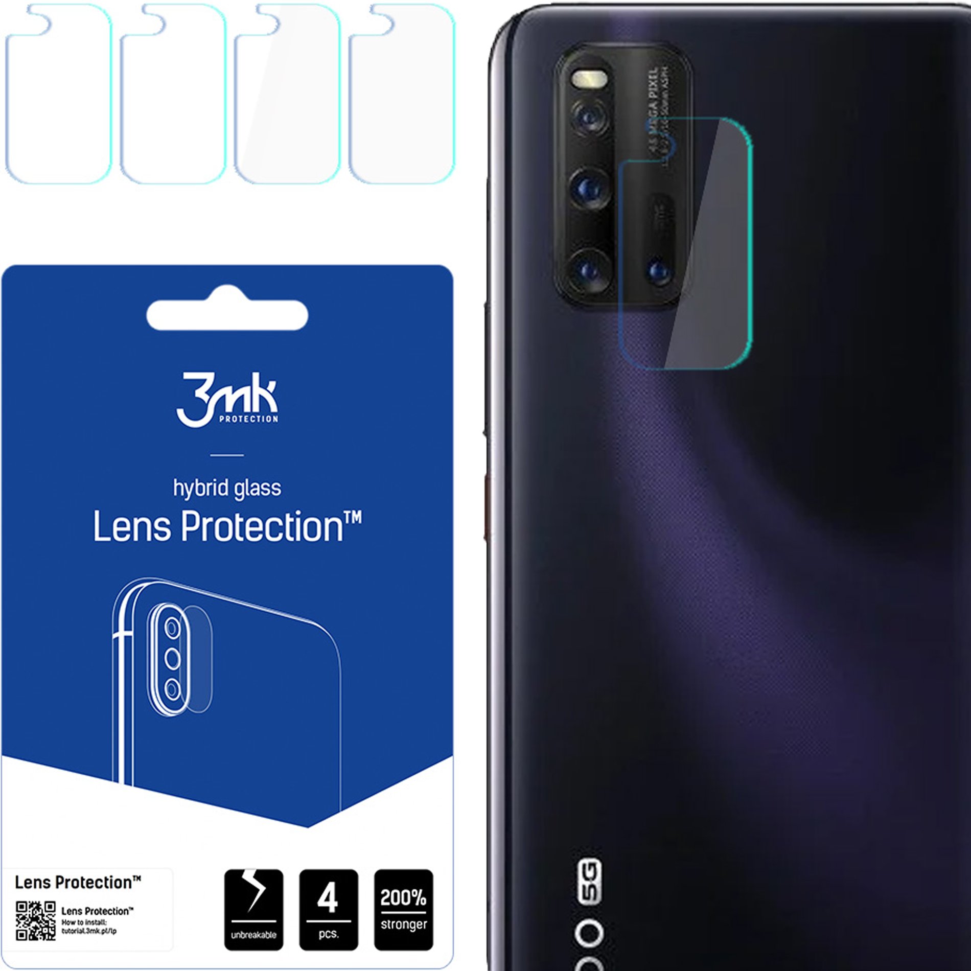 VIVO IQOO 3 5G - 3MK LENS PROTECTION