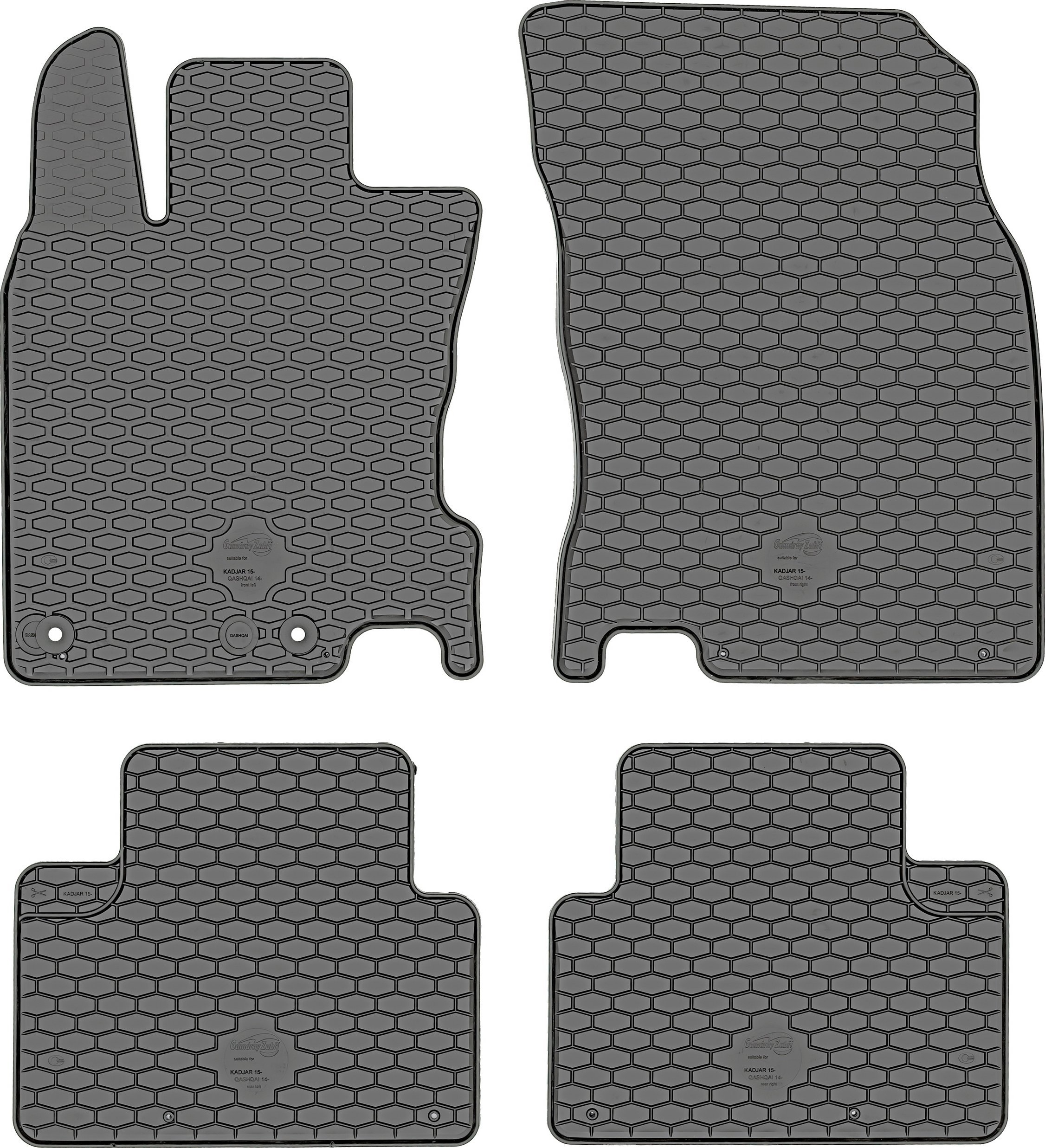 Kilimėliai Nissan Qashqai 2014-2017