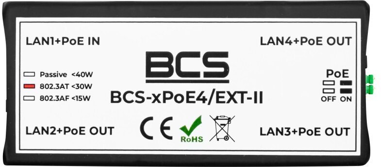 Extender BCS-xPoE4/EXT-II