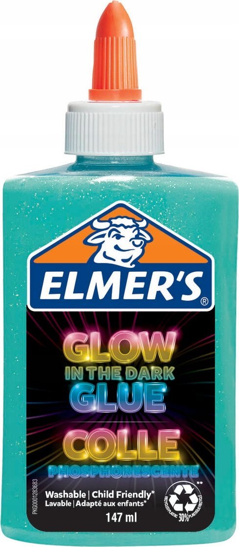 Elmers Elmers Glow-In-The-Dark Bastelkleber Blau 147ml-Flasche