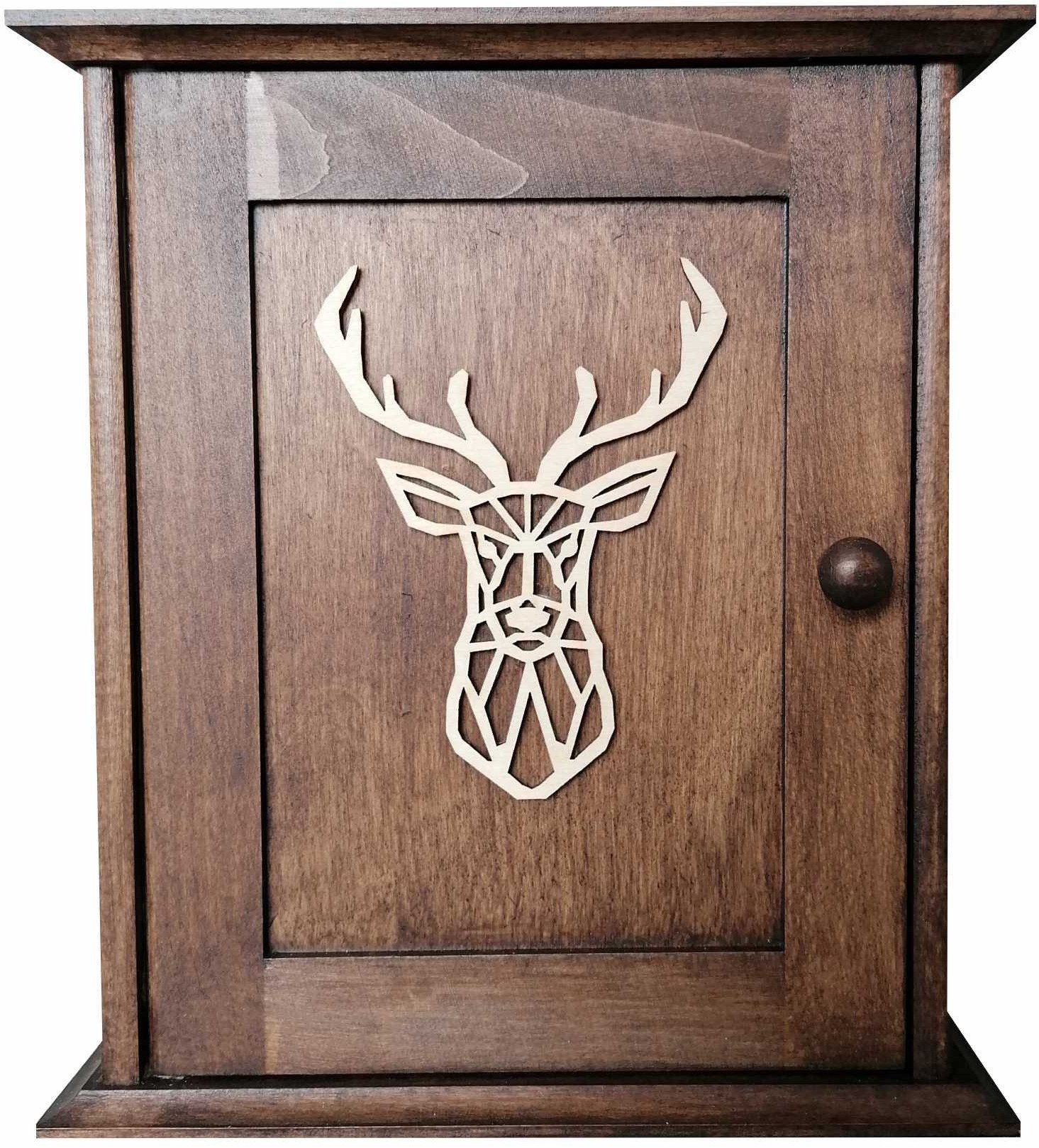 Drewniana Szafka na klucze