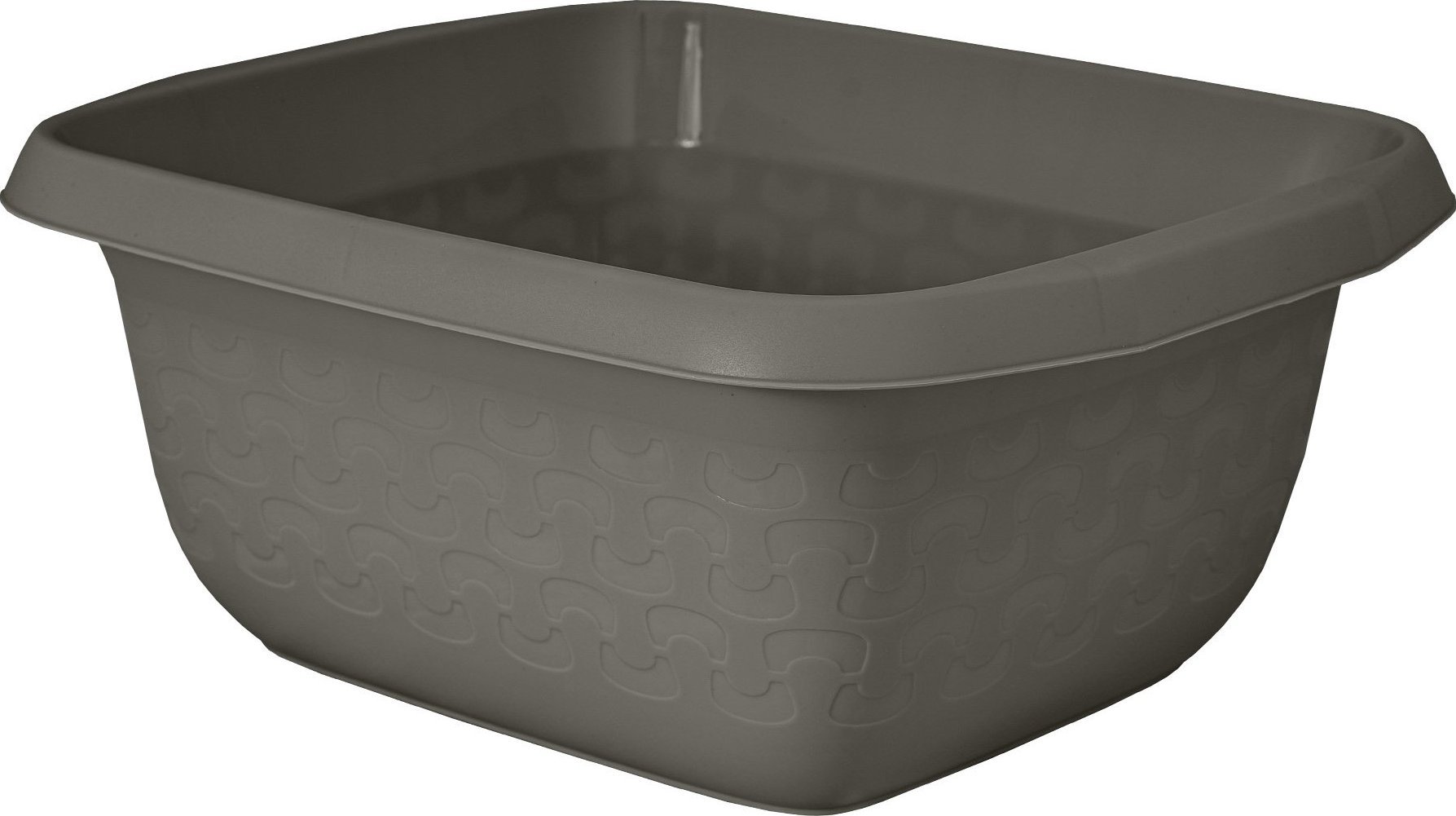 Branq BRANQ - Miska prostokątna na pranie - 16 L - ciemnoszara