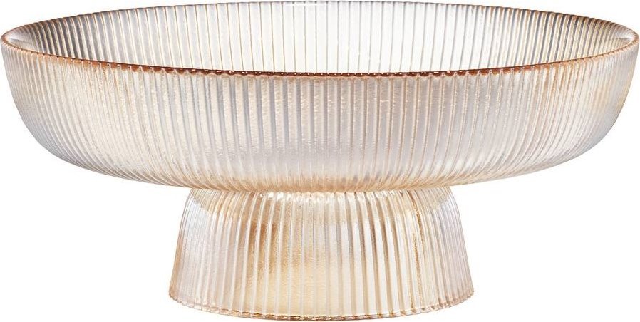 Patera 25 cm Curly bursztynowa AMBITION