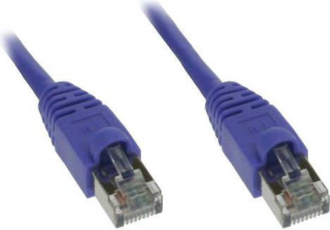 InLine Kabel krosowy 1000 Mbit RJ45 fioletowy, 2m (72502P)