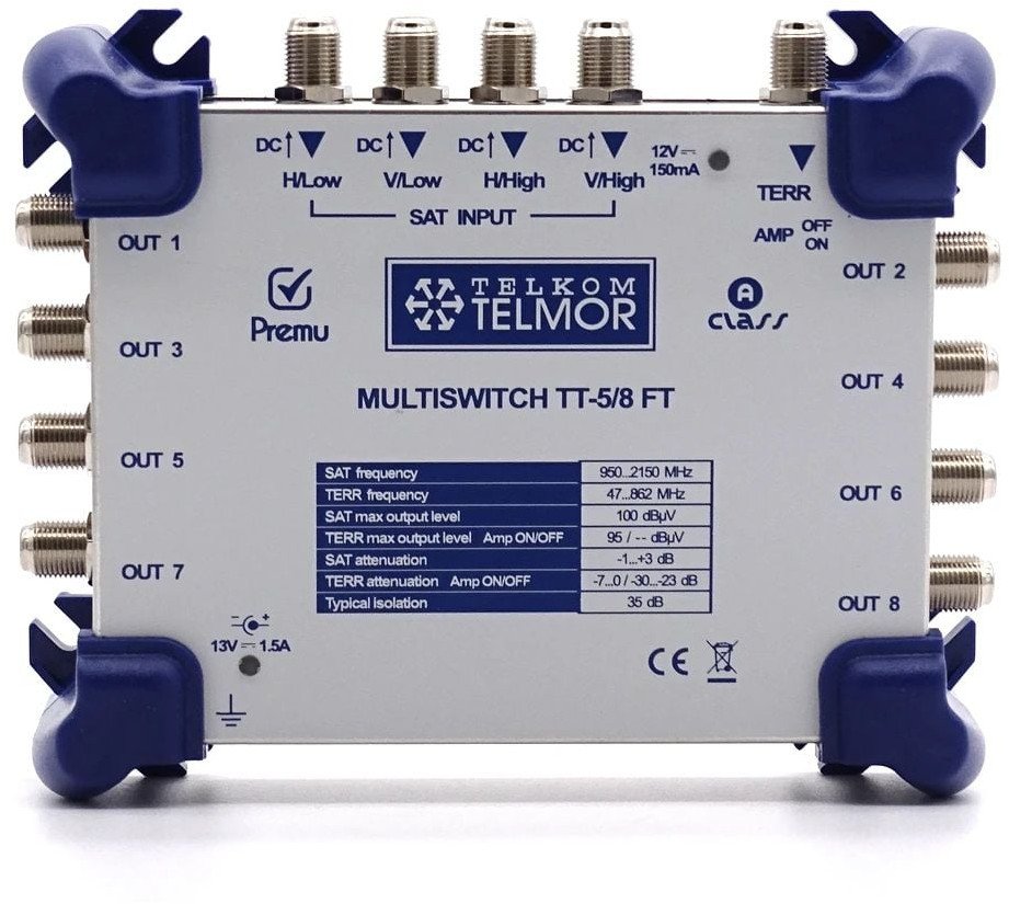 Multiswitch Telkom-Telmor 5/8 PREMU - końcowy