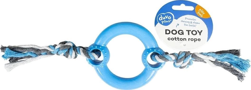 DUVO+ ZABAWKA RING GUMOWY + SZNURY 30cm 4705064