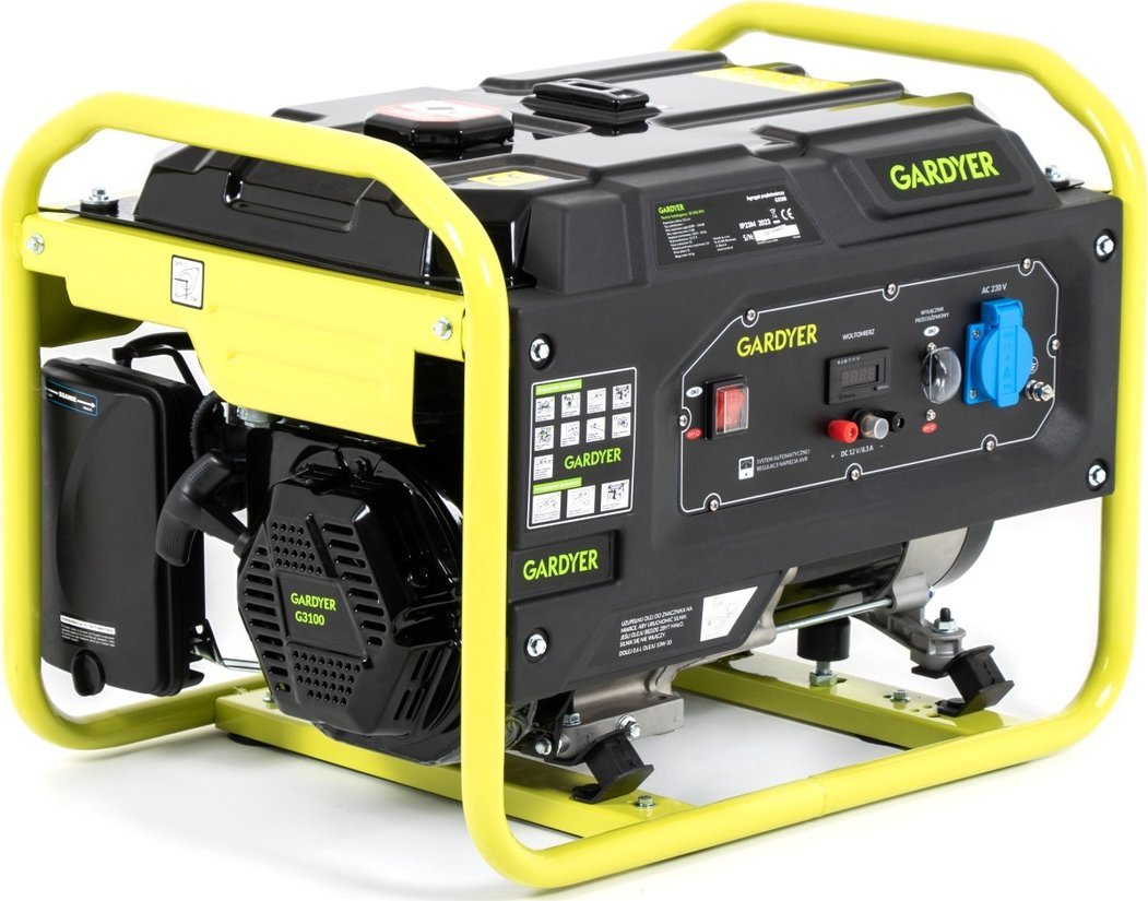 Agregat Gardyer AGREGAT PRĄDOTWÓRCZY GENERATOR PRĄDU JEDNOFAZOWY GARDYER G3100 3kW - OFICJALNY DYSTRYBUTOR - AUTORYZOWANY DEALER GARDYER