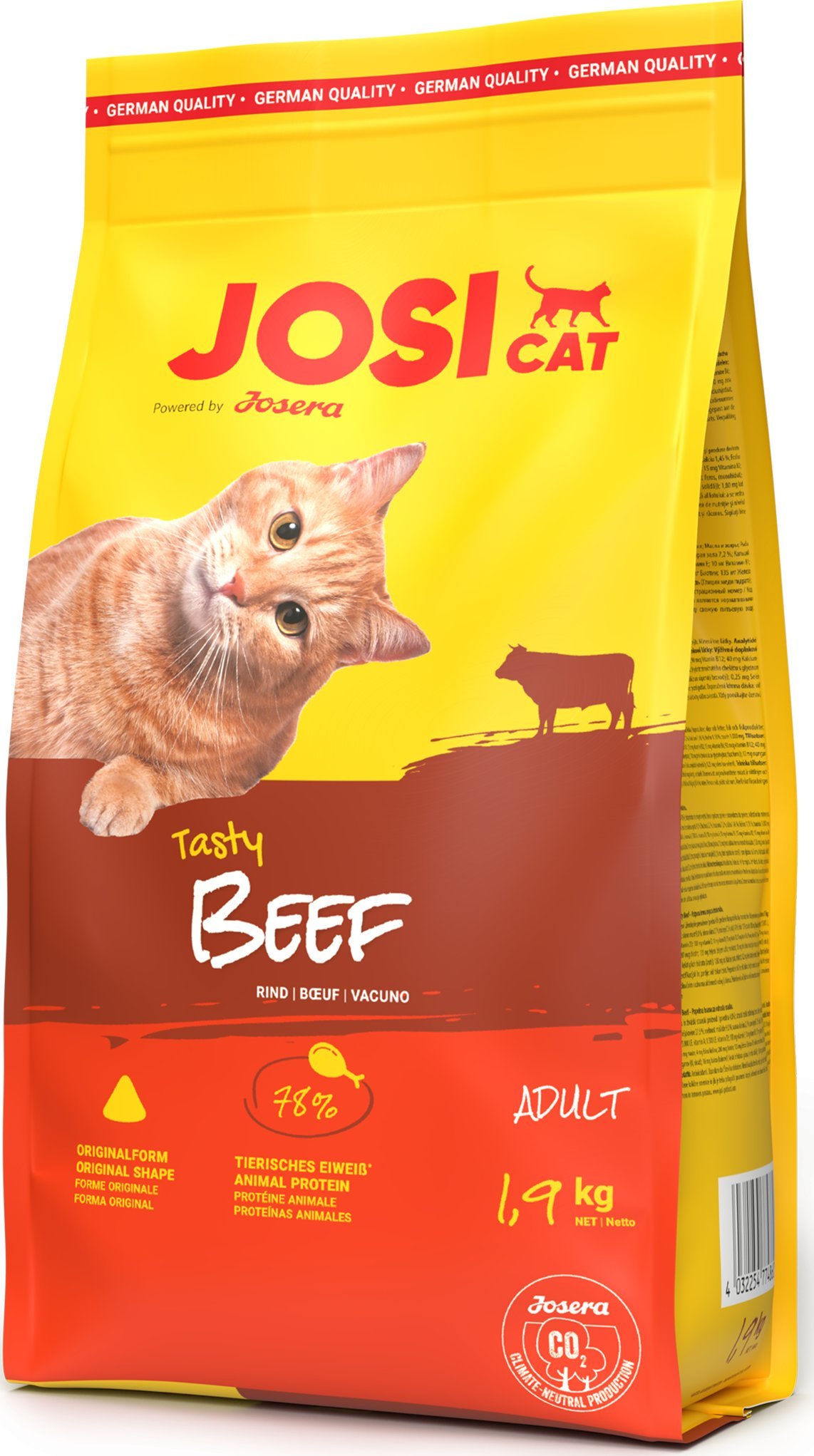 JosiCat Tasty Beef 1,9kg