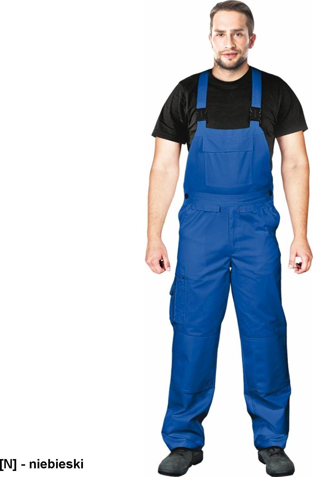 R.E.I.S. LH-BISTER - spodnie ochronne ogrodniczki odzież ochronna - niebieski 58