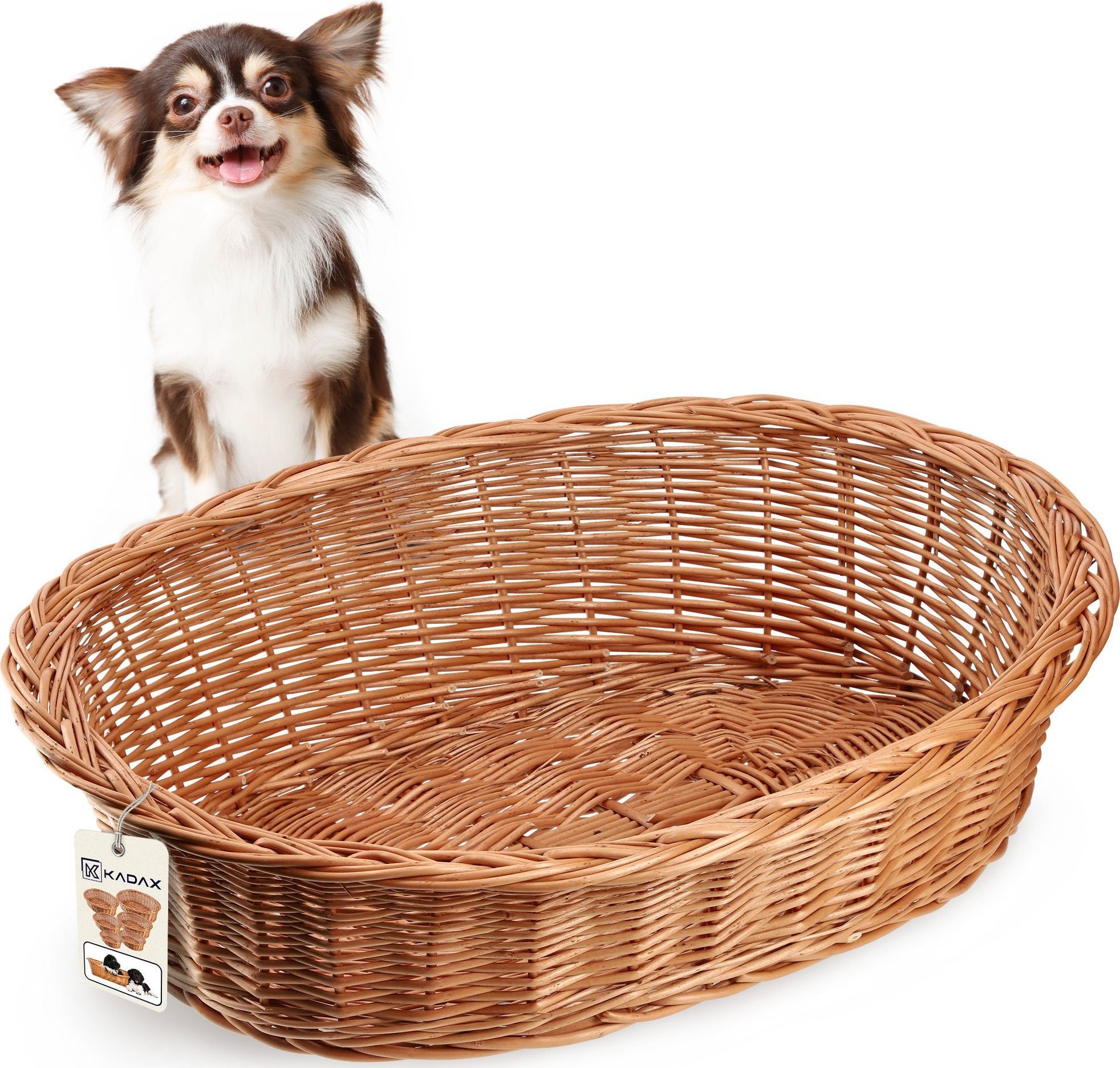 Kadax KADAX Legowisko Dla Psa Wiklinowe 50cm Wiklina xs