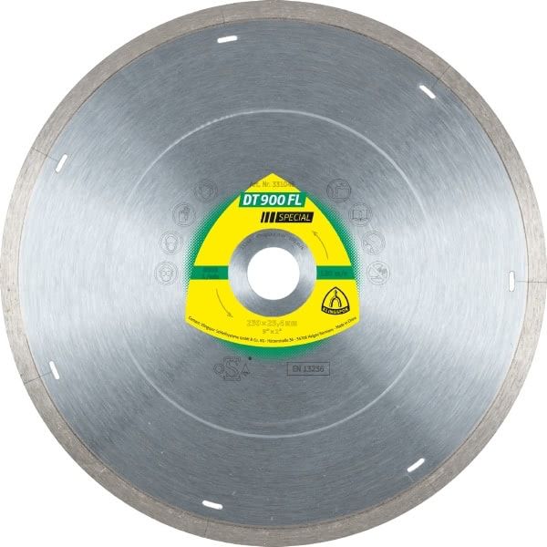 Klingspor tarcza diamentowa pełna 200mm x 1,6mm x 30mm (331046)