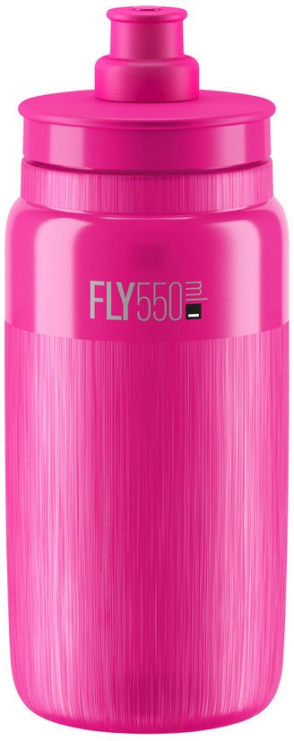 Bidon rowerowy Elite FLY Tex, różowy (pink Fluo), 550 ml