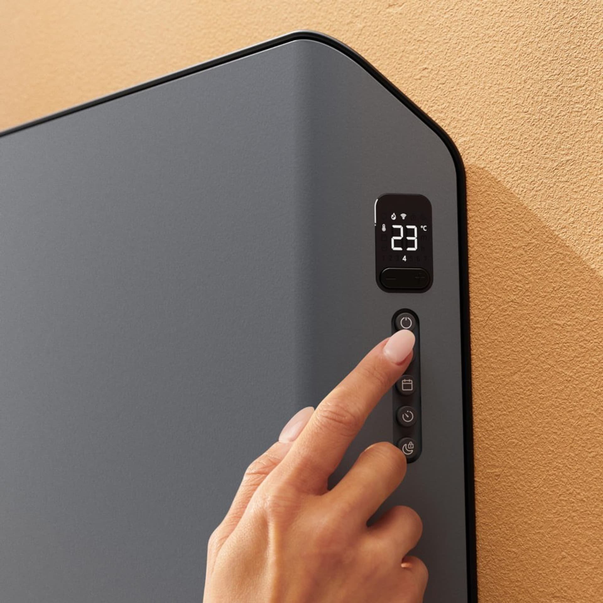 Grzejnik Duux | Edge 2000 Smart Convector Heater | 2000 W | Suitable for rooms up to 30 m² | Gray | IP24