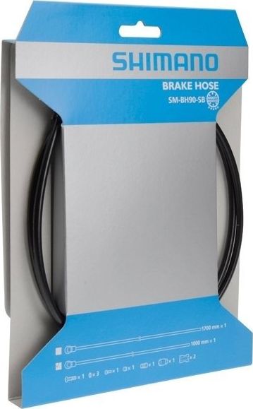 Shimano Przewód olejowy hamulca tarczowego SMBH90 1700mm do cięcia czarny Uniwersalny