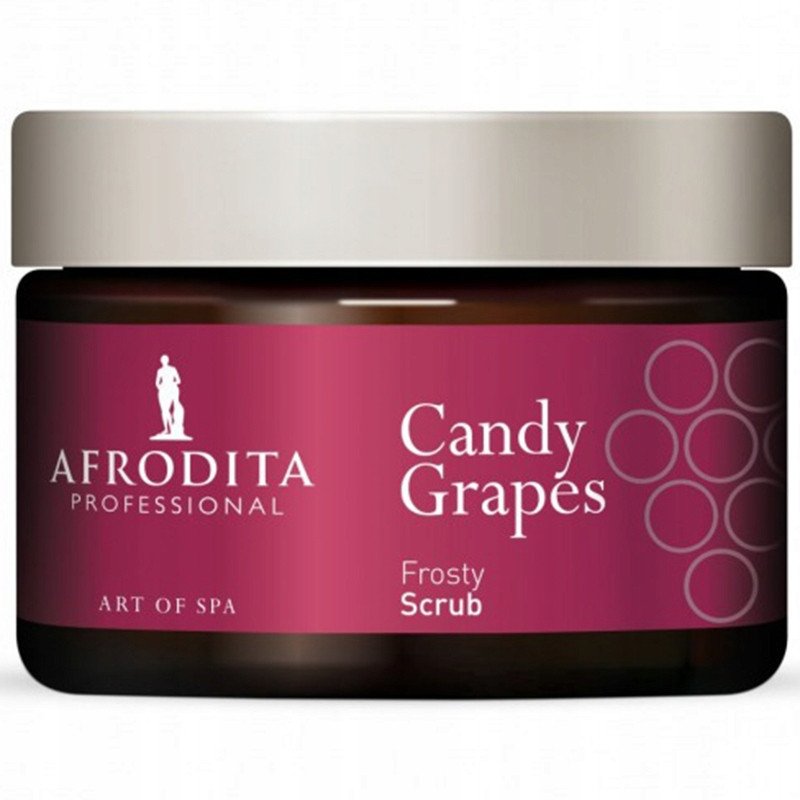 Afrodita Candy Grape Peeling do ciała OLEJ Z PESTEK WINOGRON OMEGA 6 200g