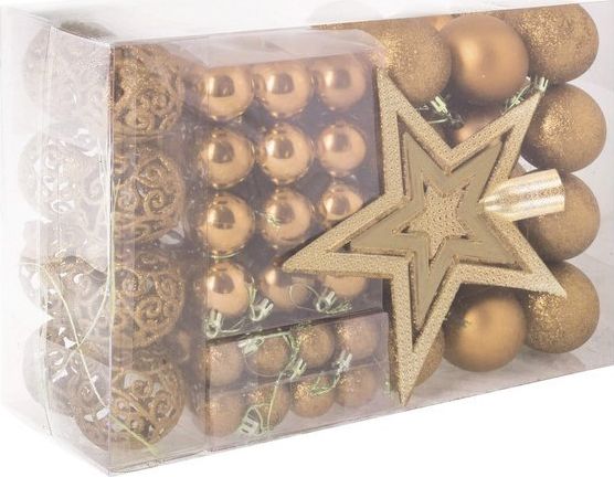 Springos Bombki choinkowe na choinkę zestaw 100 szt. UNIWERSALNY