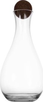 Sagaform Karafka do wina, szkło/korek, 2,0 l, śred. 14,5 x 35 cm Nature / Sagaform