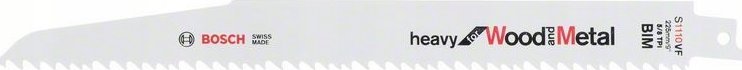 Bosch Bosch sabre saw blade S 610 VF Heavy for Wood and Metal, 5 pieces (length 150 mm)