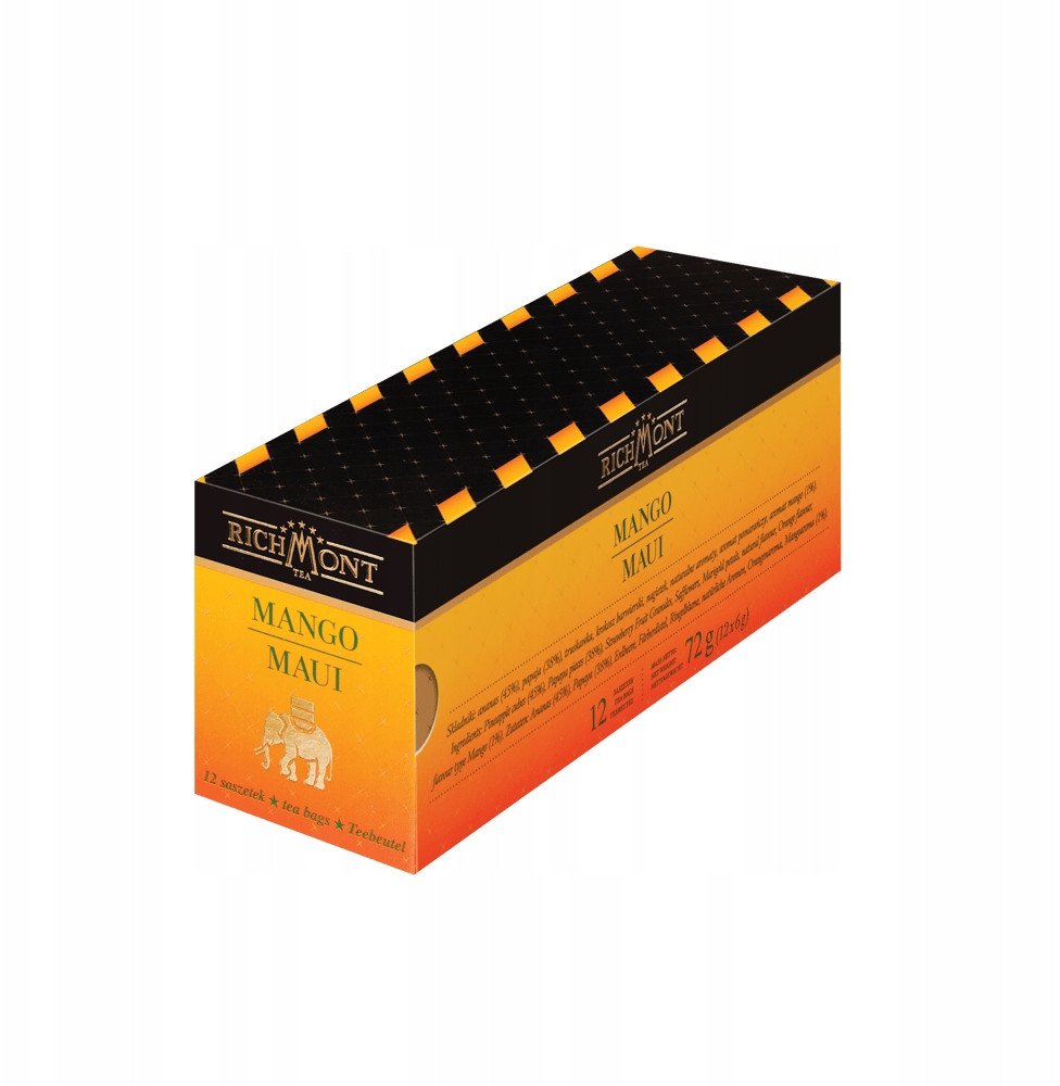 Richmont Egzotyczna mieszanka owocowa Mango Maui 12 torebek