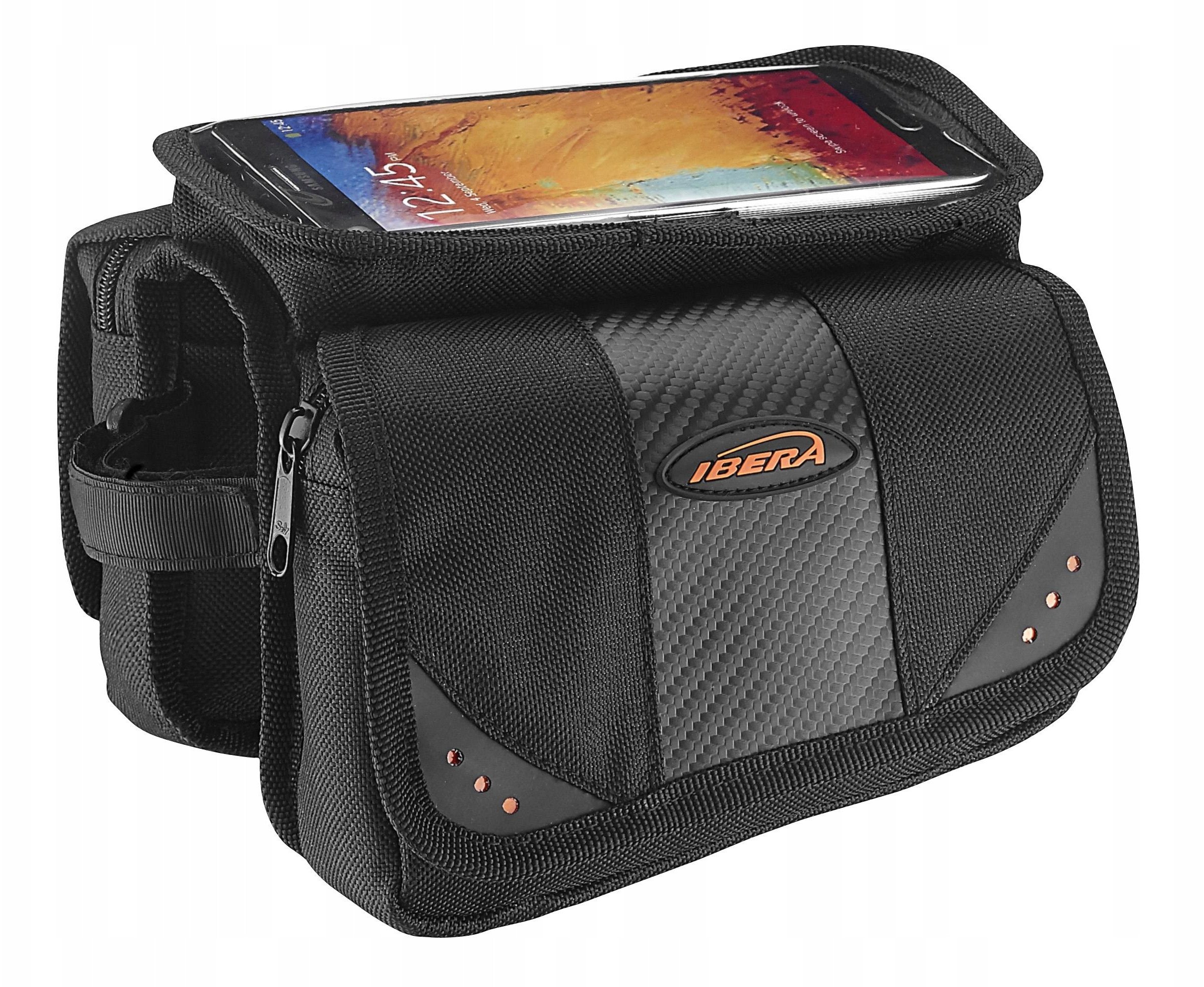 Torebka rowerowa / bike sakwa na ramę Ibera Top Tube MINI PANNIER TB7 czarna