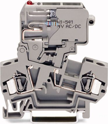 Wago Złączka bezpiecznikowa 4mm2 szara 10A 5x 20mm (281-611/281-541)