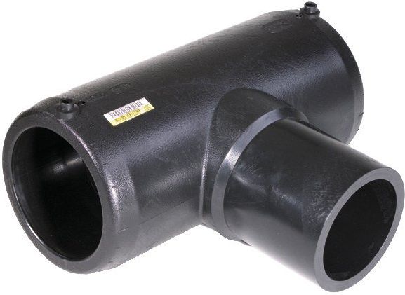 AGRU-FRANK Trójnik równoprzelotowy PE dn125, SDR17-7.4 elektrooporowy, woda/gaz (25.176.0125.11)