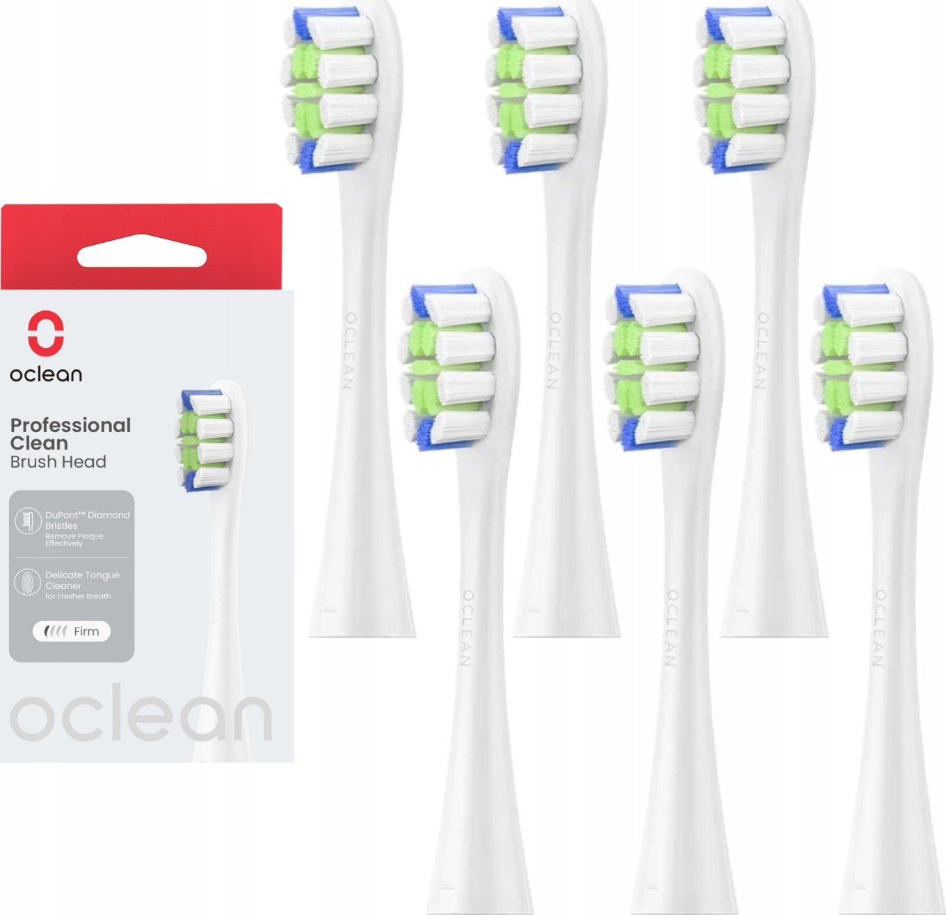 Końcówka Oclean Professional Clean 6szt.