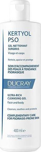 Ducray Kertyol P.S.O Ultra-Rich Cleansing Gel żel myjący do twarzy i ciała na łuszczycę 400ml