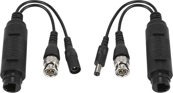Blow 77-929# Zestaw adapter bnc+dc do rj45 2szt